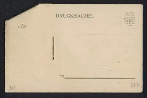 Mechanische-AK München, Pschorrbräubierhallen, Mann mit Bierkrug