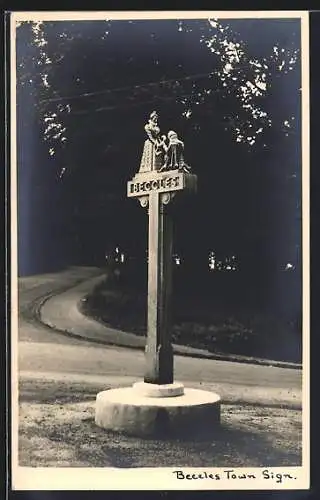 AK Beccles, The Town Sign