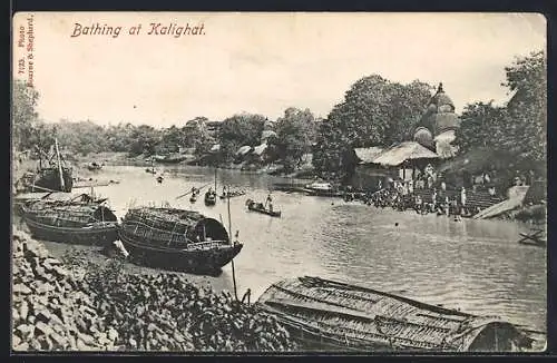 AK Kalighat, Bathing at Kalighat