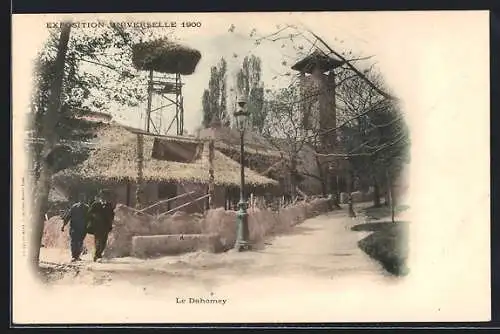 AK Paris, Exposition Universelle 1900, Le Dahomey