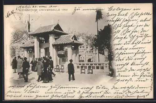 AK Paris, Ausstellung Exposition Universelle 1900, L`Indo Chine