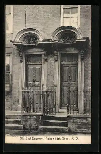 AK Old Shell-Doorways, Putney High Street