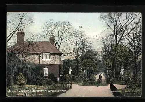 AK Woolwich, Main Entrance to Woolwich Gardens