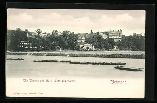 AK Richmond, The Thames and Hotel Star and Garter