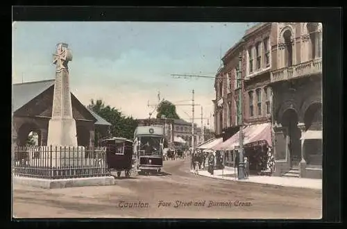 AK Taunton, Fore Street and Burmah Cross, Strassenbahn
