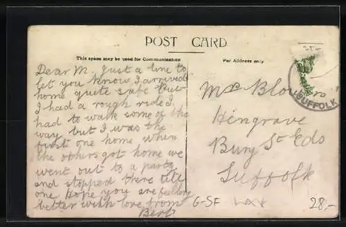 AK Tuddenham, High Street with residents