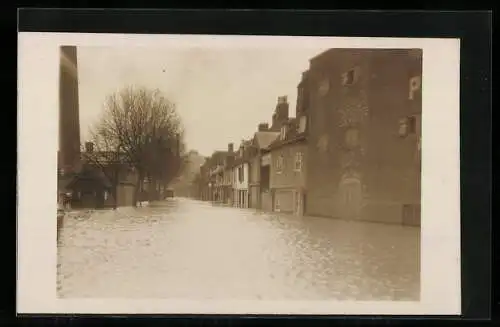 Foto-AK Maidstone, Flooded Street