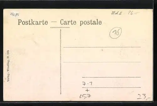 AK Deutsch-Oth, Bergbau-Hochöfen aus der Ferne