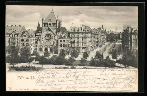 AK Köln-Neustadt, Synagoge am Königsplatz