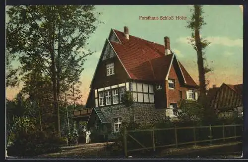 AK Hövelhof, Forsthaus Schloss Holte
