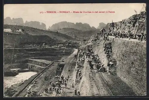 AK Hongay, Mines de charbon à ciel ouvert à Hatou