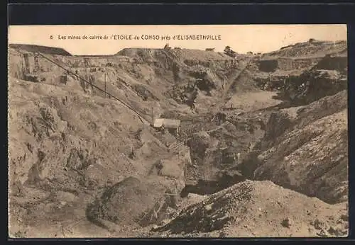 AK Elisabethville, Les mines de cuivre l`Etoile