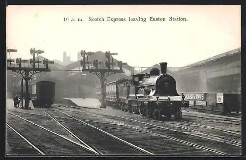 AK London, Scotch Express leaving Euston Station