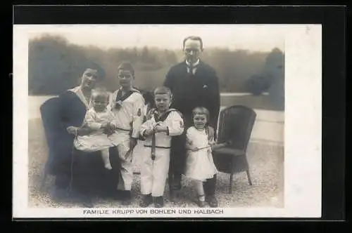 AK Familie Krupp von Bohlen & Halbach