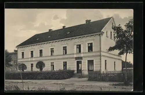 Foto-AK Steegen, Mehl-Niederlage