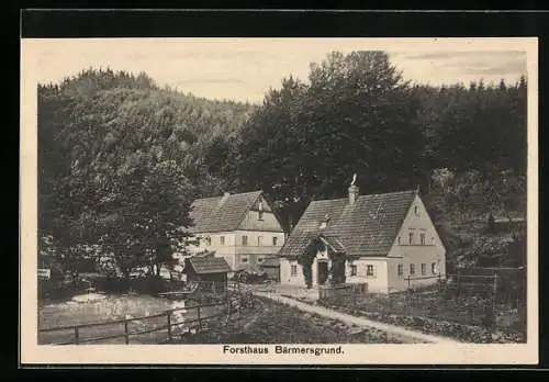 AK Langenbielau, Forsthaus Bärmersgrund