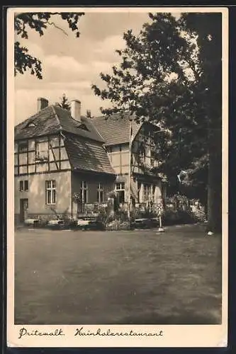 AK Pritzwalk, Hainholzrestaurant, von der Strasse gesehen