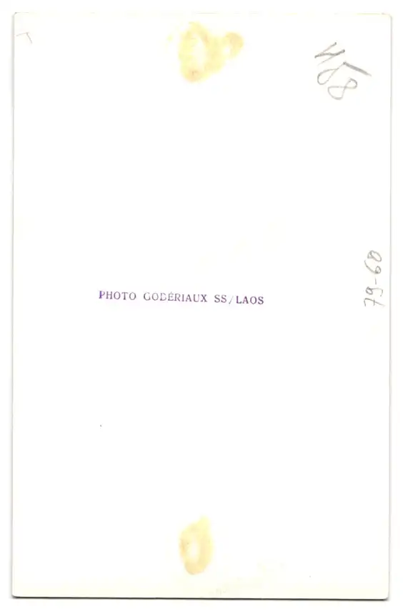 6 Fotografien Goderiaux, Laos, Afrika, halbnackte Eingeborene Frauen, Afrikanischer Häuptling mit Familie 10