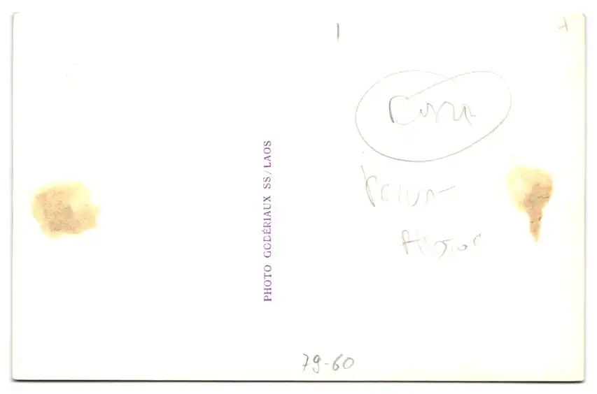 6 Fotografien Goderiaux, Laos, Afrika, halbnackte Eingeborene Frauen, Afrikanischer Häuptling mit Familie 6