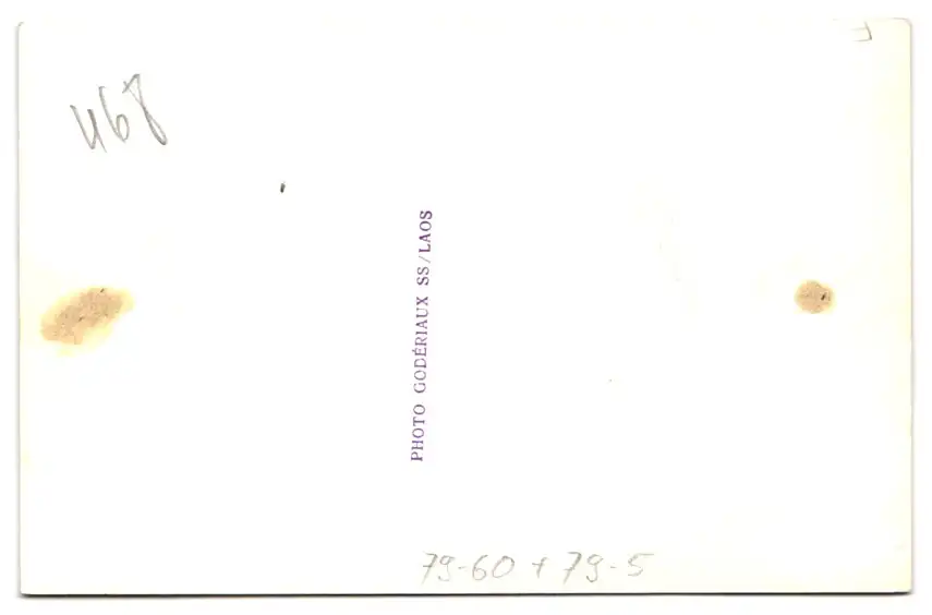 6 Fotografien Goderiaux, Laos, Afrika, halbnackte Eingeborene Frauen, Afrikanischer Häuptling mit Familie 8