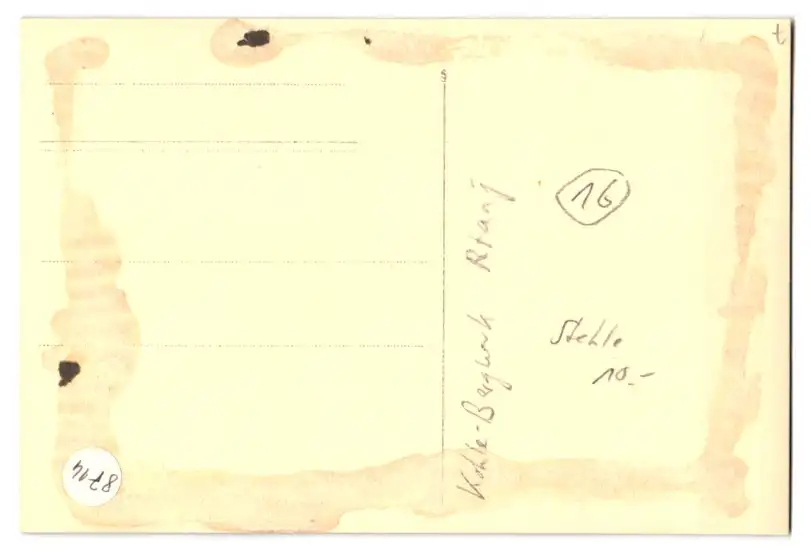 21 Fotografien unbekannter Fotograf, Ansicht Kovacevac, Kohle Bergbau, Bergleute am Schacht, Seilbahn für Kohletransport 21