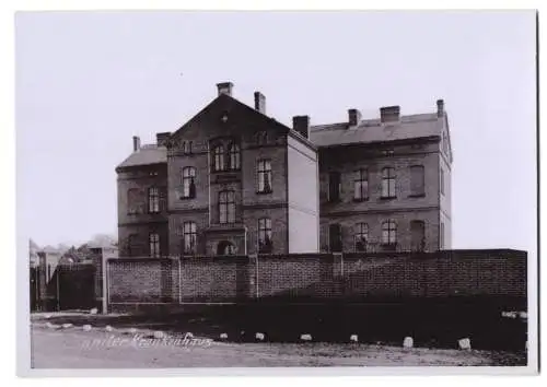 Fotografie unbekannter Fotograf, Ansicht Schwerin / Warthe, Johanniter Krankenhaus