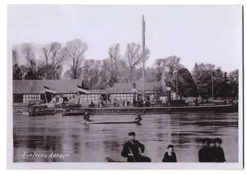 Fotografie unbekannter Fotograf, Ansicht Schwerin / Warthe, Rehfelds Ablage, Raddampfer Posen II