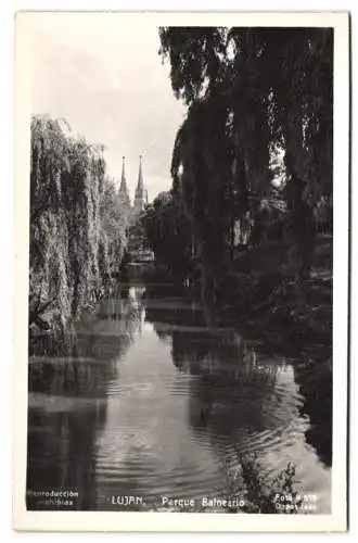 Fotografie unbekannter Fotograf, Ansicht Lujan / Argentinien, Parque Balneario