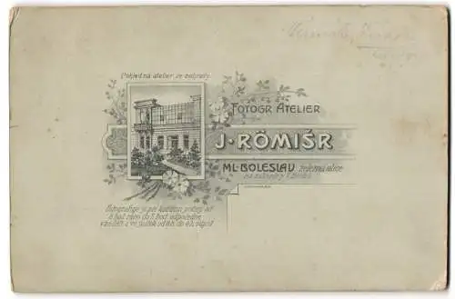 Fotografie J. Römisr, Ml. Boleslav, Ansicht Ml. Boleslav, Foto-Atelier & Geschäftshaus