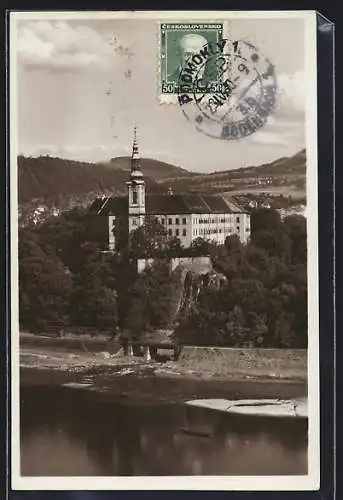 AK Tetschen-Bodenbach-Decin, Schloss