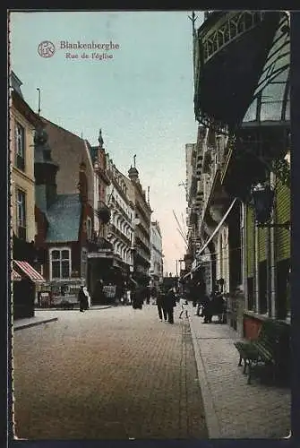 AK Blankenberghe, Rue de l`église