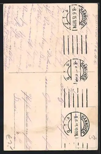 AK Hannover, Villa Hindenburg in der Wedekindstrasse