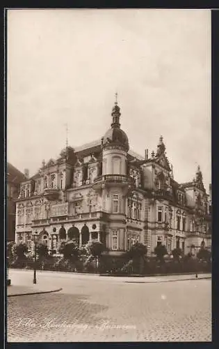 AK Hannover, Blick auf Villa Hindenburg, Wedekindstrasse