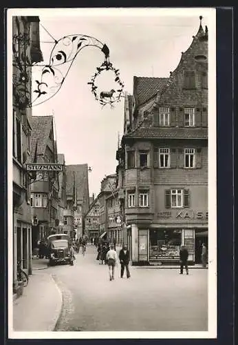 AK Aalen, Blick in die Hauptstrasse