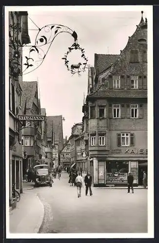 AK Aalen, Blick in die Hauptstrasse