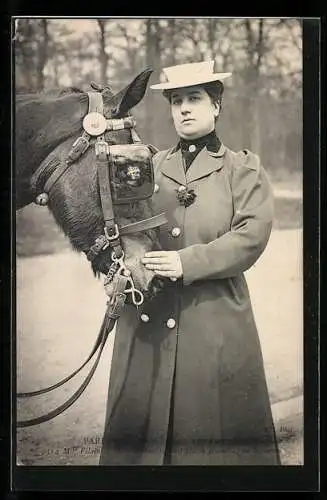 AK Paris, Paris Nouveau, Les Femmes Cocher, Mlle Vilain, Kutscherin