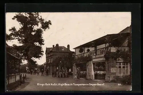 AK High Beach, Temperance Department, Kings Oak Hotel