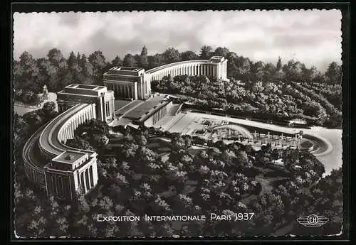 AK Paris, Exposition internationale 1937, Le Palais du Trocadéro