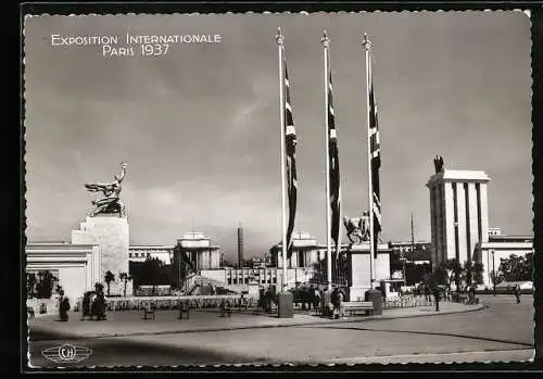 AK Paris, Exposition internationale 1937, Vue d`Ensemble