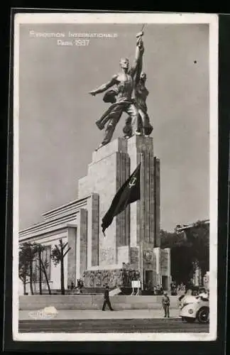 AK Paris, Exposition internationale 1937, Pavillon de L`U. R.S.S.