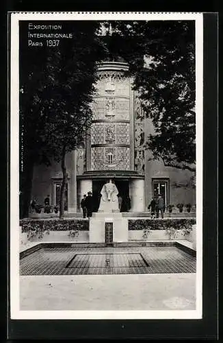 AK Paris, Exposition internationale 1937, Pavillon de L`Egypte