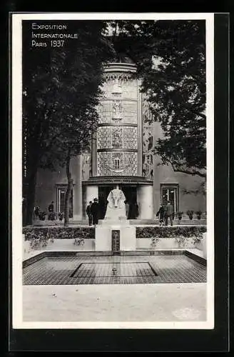 AK Paris, Exposition internationale 1937, Pavillon de L`Egypte