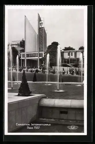 AK Paris, Exposition internationale 1937, Pavillon de la Norvege