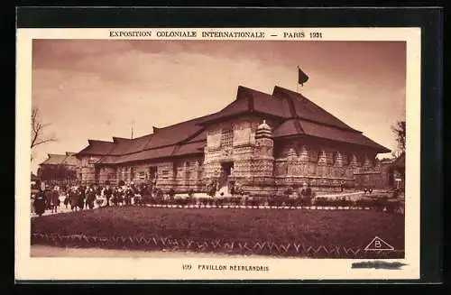 AK Paris, Exposition coloniale internationale 1931, Pavillon Néerlandais