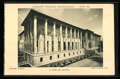 AK Paris, Exposition coloniale internationale 1931, Musée des colonies