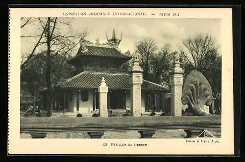 AK Paris, Exposition coloniale internationale 1931, Pavillon de L`Annam