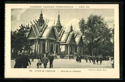 AK Paris, Exposition coloniale Internationale 1931, Section de L'Indochine, Ausstellung