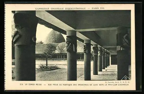 AK Paris, Exposition Coloniale Internationale 1931, Le Congo Belge