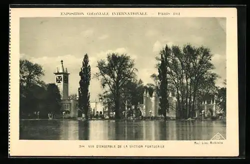 AK Paris, Exposition Coloniale Internationale 1931, Vue d`ensemble de la Section Portugaise