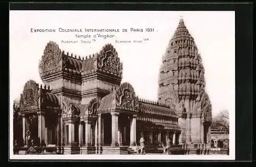 AK Paris, Exposition coloniale internationale 1931, Temple d`Angkor Vat